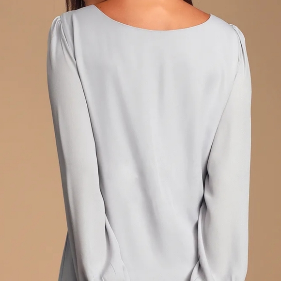 NWT Lulu's Status Update Lt Gray Shift Dress - Picture 4 of 8